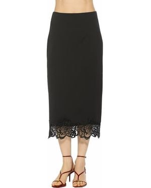 Alexia Admor Ashen Midi Skirt - Black