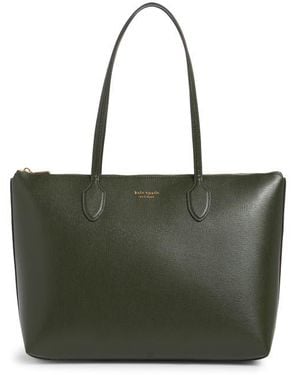 Kate Spade Large Bleecker Leather Tote - Green