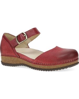 Dansko Mae Ankle Strap Platform Clog - Pink