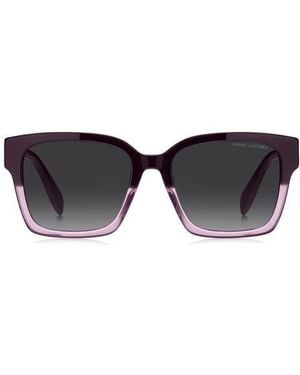 Marc Jacobs 53Mm Gradient Square Sunglasses - Black