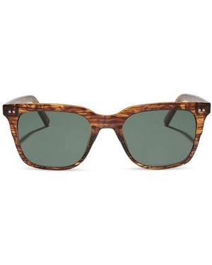 DIFF 53Mm Bobby Square Sunglasses - Green