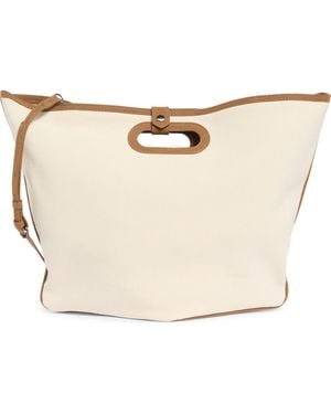 BCBGMAXAZRIA Canvas Tote Bag With Pouch - Natural