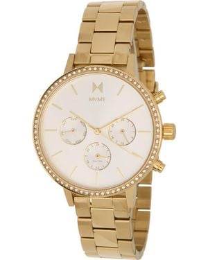 MVMT Nova Crystal Chronograph Bracelet Watch, 38Mm - Metallic
