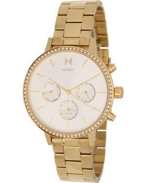 MVMT Nova Crystal Chronograph Bracelet Watch, 38Mm - Metallic