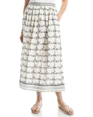 Max Studio A-Line Maxi Skirt - Multicolor