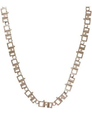 Clare V. Ciao Chain Necklace - Metallic