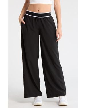 90 Degrees Warp X Wide Leg Pants - Black