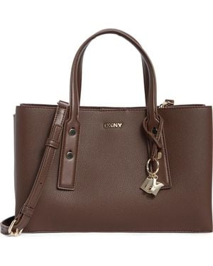 DKNY Marla Satchel Bag - Brown