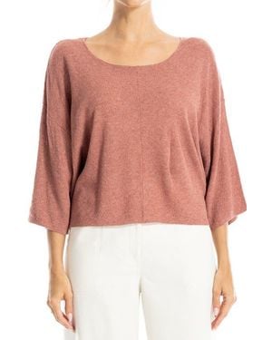 Max Studio Textured Dolman Sleeve Sweater
