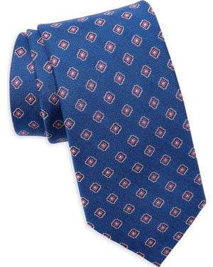 Ted Baker Hallows Diamond Silk Blend Tie - Blue