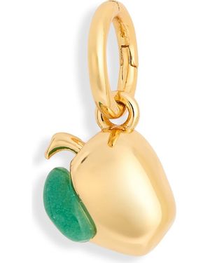 Madewell Amazonite Apple Charm - Metallic