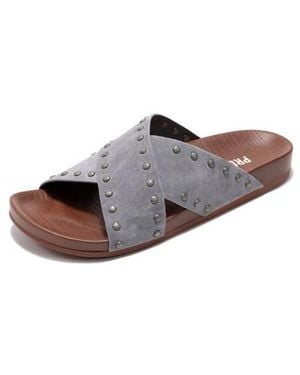 Project Cloud Brink Studded Slide Sandal - White