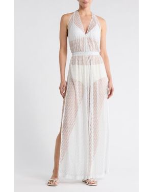 Missoni Halter Jumpsuit - White