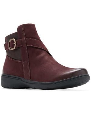 Clarks Carleigh Angie Short Boot - Purple