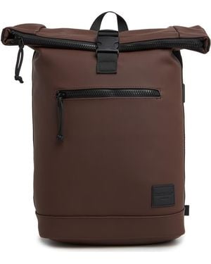 Duchamp Roll Top Backpack - Brown
