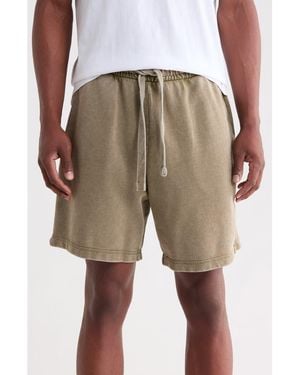 HUGO Nebusho Cotton Sweat Shorts - Green