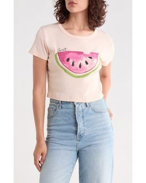 Junk Food Watermelon Graphic T-Shirt - Blue