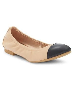 Stuart Weitzman Gabby Foldable Ballet Flat - Natural