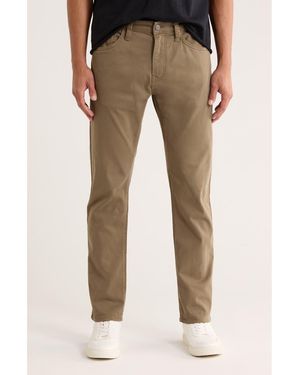 Mavi Jake Slim Fit Twill Pants - Natural