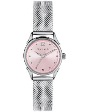 Ted Baker Luchiaa Mesh Strap Watch, 27Mm - Metallic