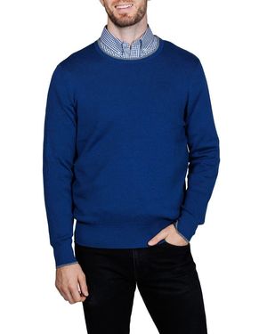 Tailorbyrd Fine Knit Sweater - Blue
