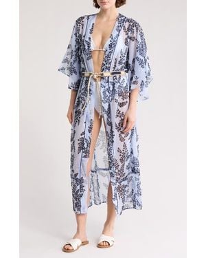 Maaji Sky Vine Abey Cover-Up Dress - Blue