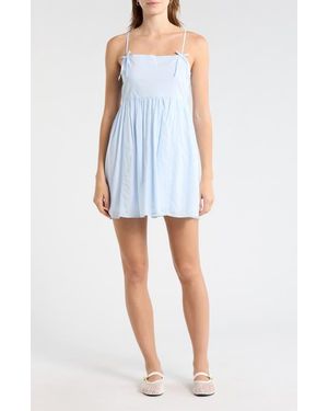 Abound Cami Bow Babydoll Dress - Blue