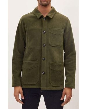 Ron Tomson Relaxed Corduroy Utility Jacket - Green