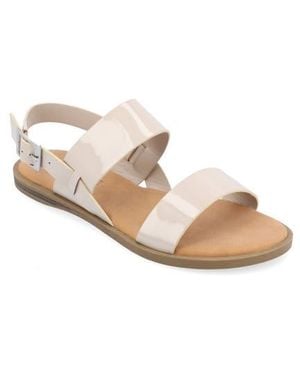 Journee Collection Lavine Sandal - Natural