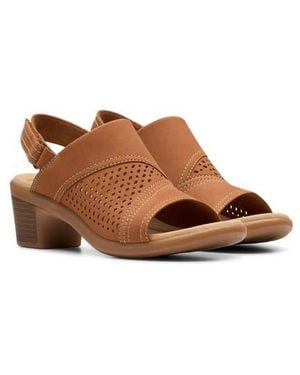 Clarks Emily 2 Mist Slingback Sandal - Brown