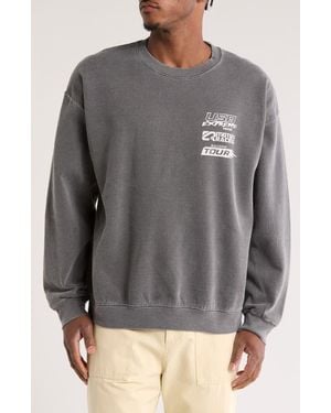 BDG San Diego Moto Sweatshirt - Gray