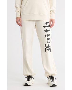 Faith Connexion Logo Graphic Hoodie - Natural