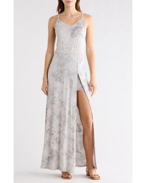 Go Couture Sleeveless Maxi Dress - White