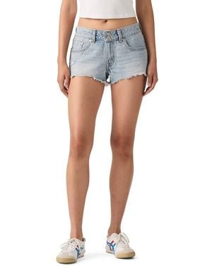 Levi's Superlow Loose Denim Shorts - Blue