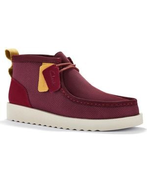 Clarks Wallabee Ftr2 Moc Toe Chukka Boot - Purple