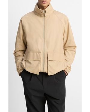 Vince Hooded Windbreaker - Black