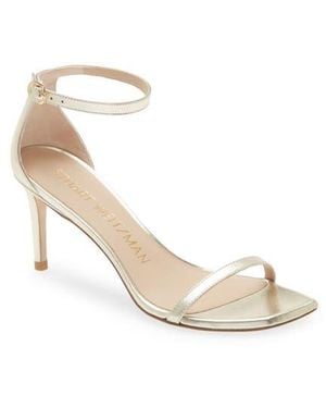 Stuart Weitzman Nudistcurve 75 Sandal - White