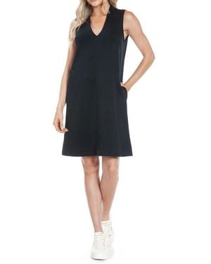 O.L. Sleeveless Scuba Knit Minidress - Black