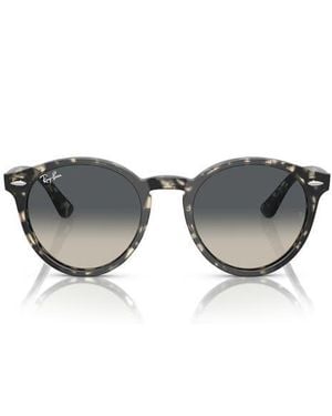 Ray-Ban 51Mm Gradient Round Phantos Sunglasses - Multicolor