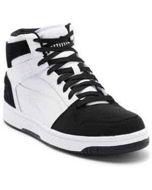PUMA Rebound Layup High Top Sneaker - Black