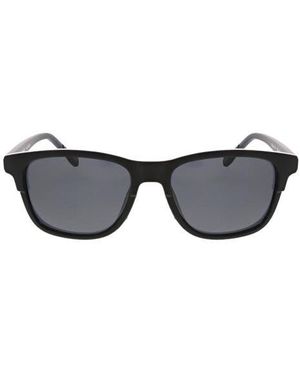 Hurley 55Mm Polarized Square Sunglasses - Black