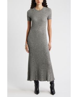 Nordstrom Rib Knit Dress - Gray