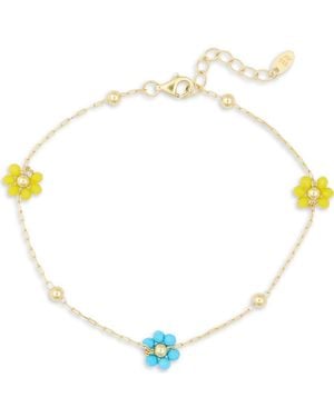 Argento Vivo Agate Cluster Station Chain Bracelet - Metallic