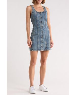 Rag & Bone Lorraine Sleeveless Denim Minidress - Blue