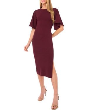 Ted Baker Flare Sleeve Midi Dress - Red