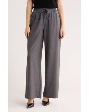 Leith Brooklyn Pull-On Straight Leg Pants - Black