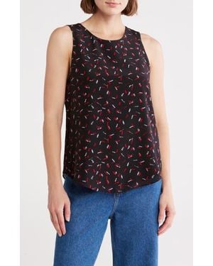 Tart Collections Louise Silk Tank - Blue