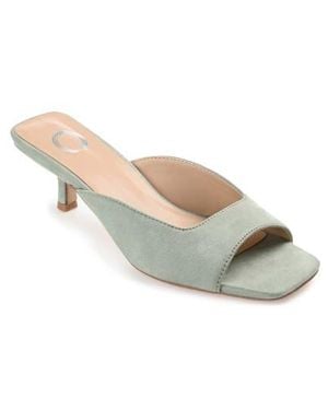Journee Collection Larna Heeled Sandal - White