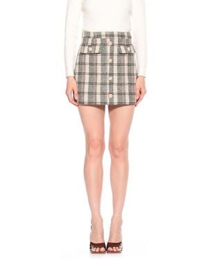 Alexia Admor Wrenley Classic Tweed Miniskirt - Multicolor