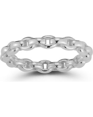 Chloe and Madison Link Ring - Metallic